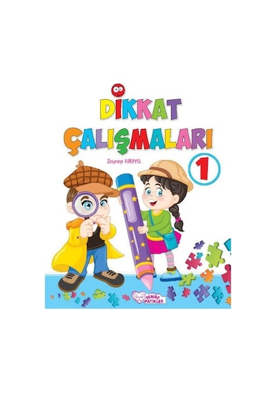 Okul Öncesi Dikkat Çalışmaları 1 - 2 - Zeynep Karayel - Pembe Patikler