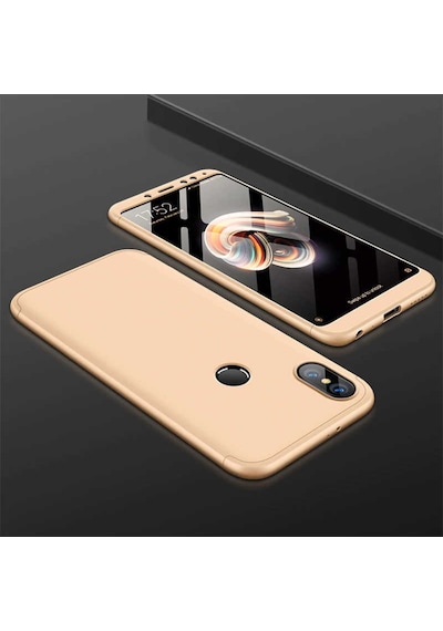 Xiaomi Redmi Note 6 Pro Kılıf 360 Tam Koruma Ön Ve Arka Sert Mika Kapak Ays Gkk Kapak