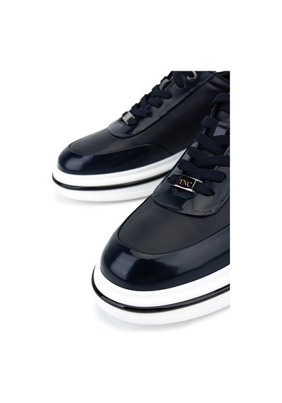 Tamer Tanca Erkek Hakiki Deri Lacivert Sneakers & Spor Ayakkabı 1237 23248 Erk Ayk Sk26-27 Lacıvert