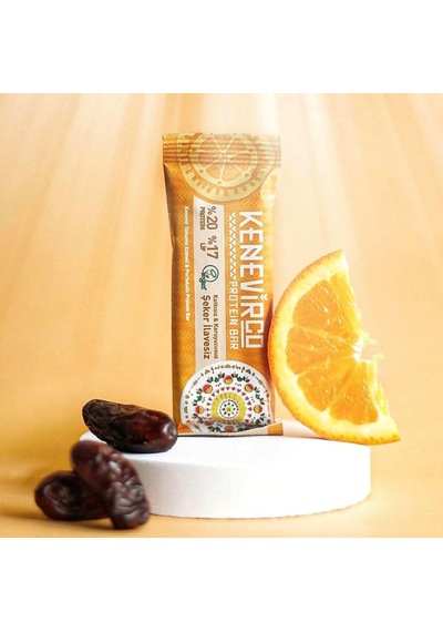 Portakallı Protein Bar 12'li