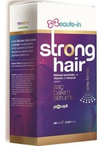 Herbasist Beute-in Strong Hair Sprey Saç Bakım Serumu 60 ml