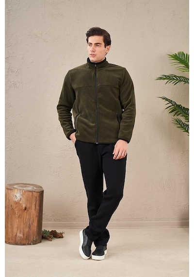 Pjs 23714 Erkek Fermuarlı Polar Eşofman Takım 001