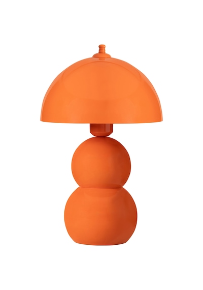Mudo Home Amora Abajur 34cm Turuncu Çok Renkli