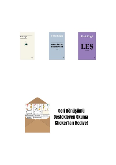 Doğu Öyküleri + Hakkâri'de Bir Mevsim Bez Ciltli + Leş Bez Ciltli + Okuma Sticker'ları