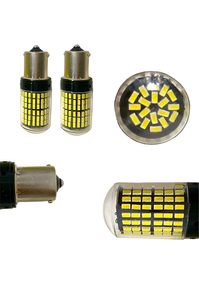 144 Ledli Geri Vites Ampulü Kristal Beyaz 93 Tip Düz Tırnak 2 Ade