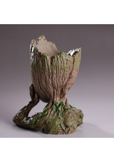 Baby Groot Figür Düşünen Saksı Kalemlik Pla 15 Cm Büyük