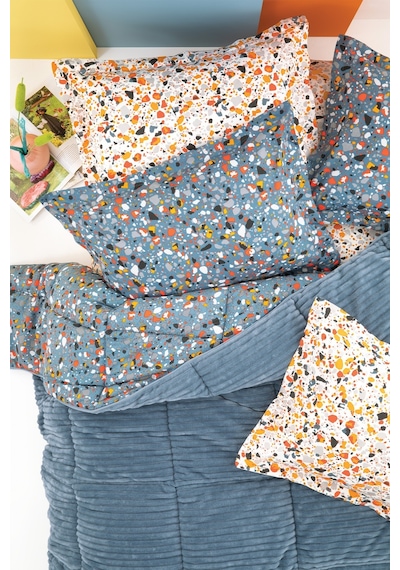Yataş Bedding Terazzo Çift Kişilik Triola Set - Indigo