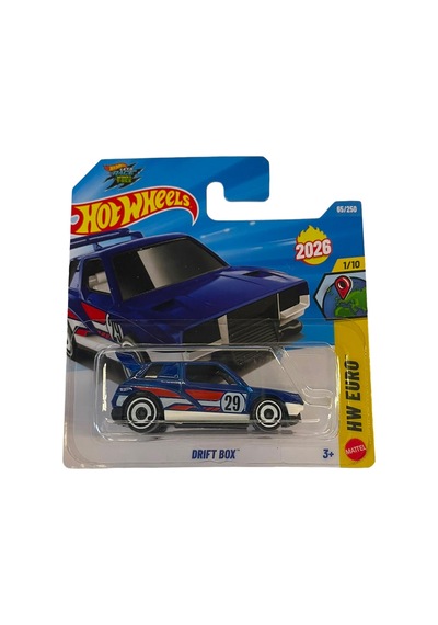 Hot Wheels Drift Box - Hw Euro 2026 Özel Seri Metal Oyuncak Araba Çok Renkli