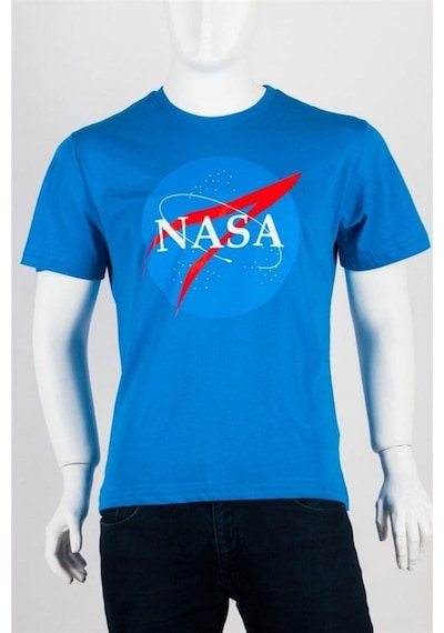 Nasa Unisex Pamuklu Regular Fit Tişört Small