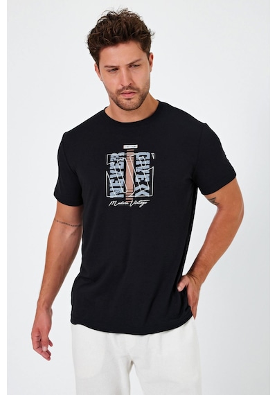 Alexander Gardi Alexandergardı Baskılı Regular Fit T-shirt E24-00213 001