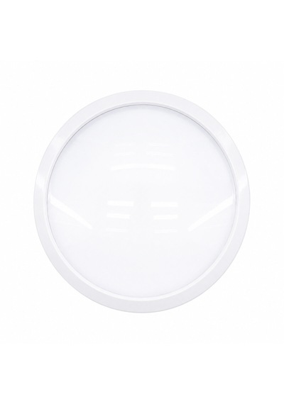20w Beyaz Metal Kasa Sıva Üstü Yuvarlak Ledli Glop Armatür Ip20 6500k - 1800lm E1212/b 5523 Abanoz
