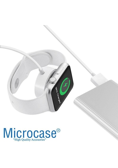 Microcase Huawei Watch Gt 6 41mm İçin Usb Manyetik Şarj Cihazı Beyaz - Al3433
