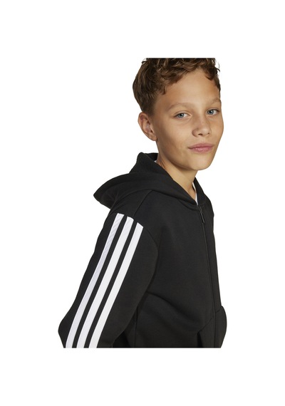 Adidas J 3s Fl Fz Hd Siyah Erkek Sweatshirt Jd6494