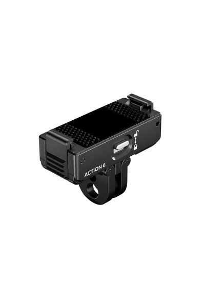 Quıckdock Qdx4-a6 Manyetik Ve Kilitli Aksiyon Kamera Montaj Adaptörü 1/4 Dişli Action 6 Uyumlu Siyah