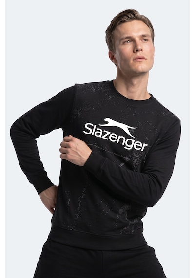 Slazenger Gang Erkek Siyah Sweatshırt
