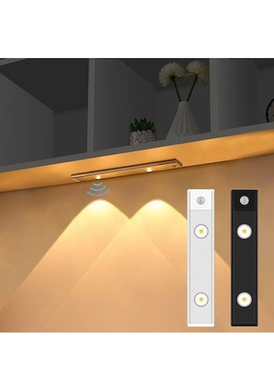 Neo Vista Hareket Sensörlü Slim Led Kabin Armatürü Dekoratif Dim Edilebilir Usb Şarjlı Aydınlatma Beyaz, 20 Cm Diğer