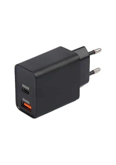 Omars 18w Çift Çıkışlı Type-c - Usb Hızlı Şarj Cihazı Ve 1 Metre Type-c Kablo