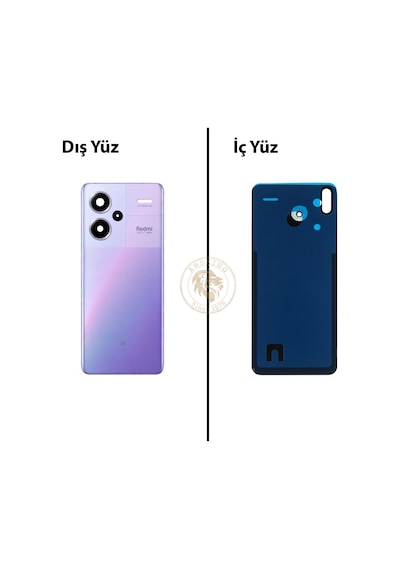 Xiaomi Redmi Note 13 Pro Plus 5g - Lensli Aurora Moru Arka Pil Kapağı Batarya Kapağı Back Cover Çok Renkli