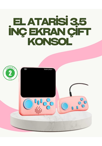 666 Oyunlu Retro Game Console Tv Ve Çift Gamepad Desteği