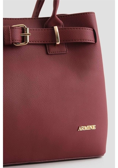 Armine 395 Omuz Askılı Kadın El Çanta Bordo