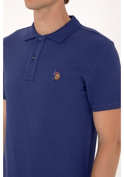 U.S. Polo Assn. Erkek Slim Fit Polo Yaka Açık Lacivert Basic Tişört 50310669-VR059 U.S. Polo Assn. Erkek Slim Fit Polo Yaka Açık Lacivert Basic Tişört 50310669-VR059