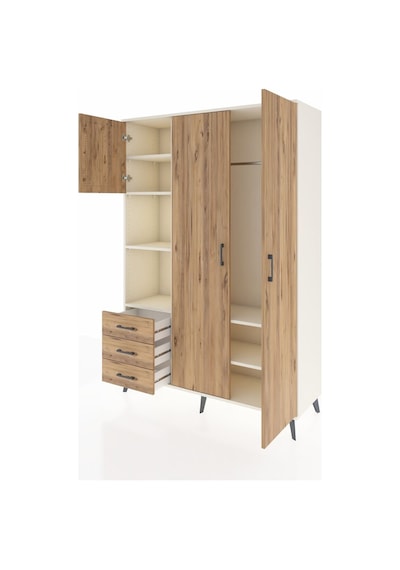 Hyperion Dolap 6 Raflı 3 Çekmeceli Tek Askılı 132x44x195 Aytaşı-çam/çam Atlas Çam/atlas Çam Hyperion Dolap 6 Raflı 3 Çekmeceli Tek Askılı 132x44x195 Aytaşı-çam/çam Atlas Çam/atlas Çam