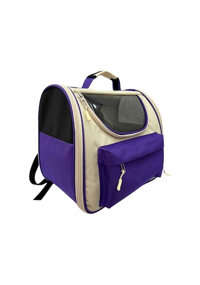 Pet Pretty Kedi Köpek İçin Taşıma Çantası Space Model Backpak Mor 36x30x30 Cm