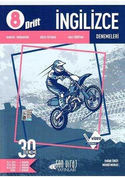 8.Sınıf İngilizce Drift Deneme 30'lu -  Son Viraj Yayınları