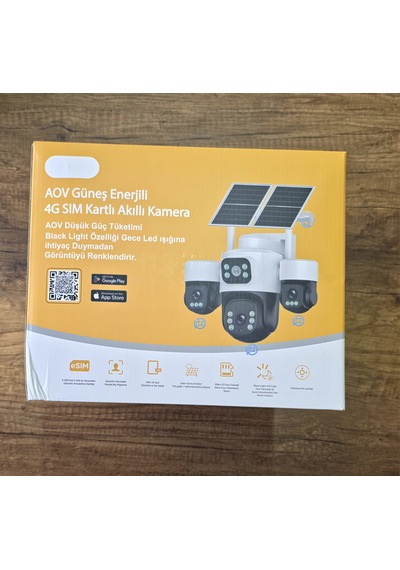 Icampro Icp-74gz 4 Kameralı Aov Güneş Panelli 12mp Kamera Hieasy