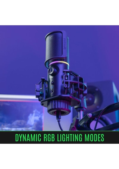 Mıc Arm Cardioid Rgb Siyah Yayıncı Mikrofonu