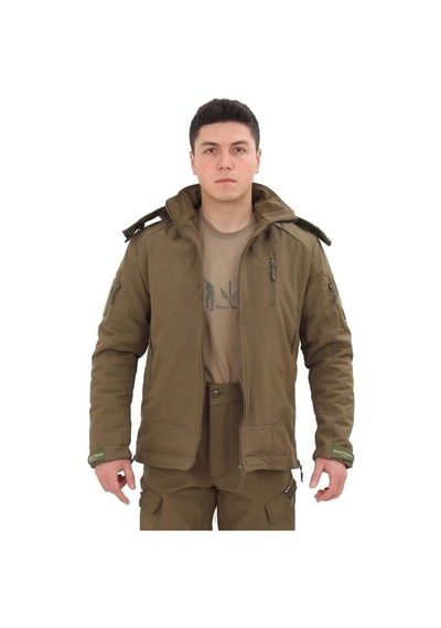 Terrien Özel Seri Avcılık Kıyafeti Günlük Giyim Mevsimlik Giysi Single Sword Softshell Kışlık Erkek Mont Çok Renkli