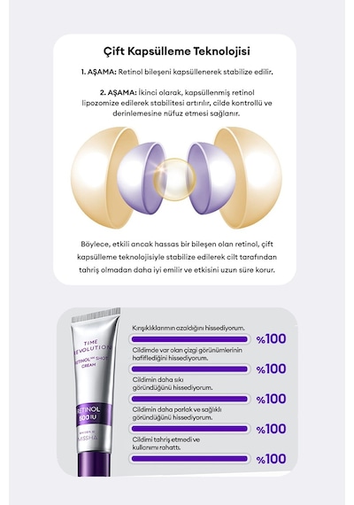Retinol İçerikli Bakım Kremi Time Revolution Retinol 500 Shot Cream