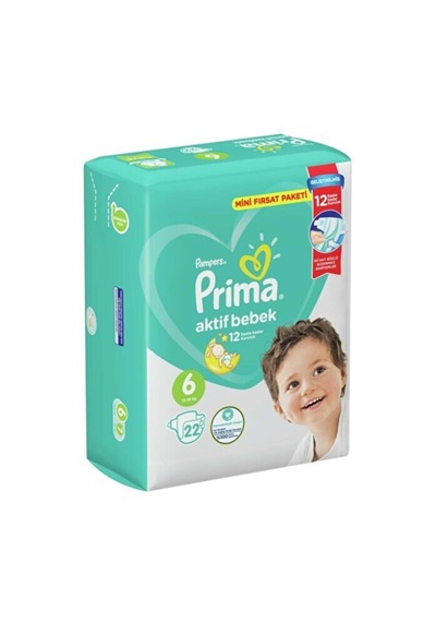 Prima Aktif Bebek Mini Fırsat Paket 6 Beden 22'li