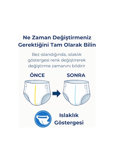 Yetişkin Hasta Bantlı Bez Medium 8 Adet – Deneme Paketi - Yüksek Emicilik, Koku Kontrollü