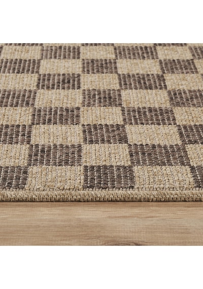 Kaşmir Halı Kilim Jüt Dorne Brown Salon Mutfak Halısı Yolluk Kahverengi