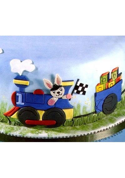 Patchwork Tren Şeker Hamuru Kalıbı 9x7 Cm Diğer