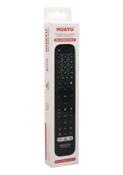 Hubrendy Sh Rm-l1508 Tcl Max Netflix Youtube Prime Video Tuşlu Lcd Led Tv Kumanda