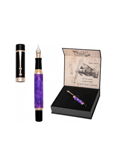 Genève Lüks Ve Ergonomik Dolma Kalem & Tükenmez Kalem Taurus Serisi Alman M Uç, Altın Kaplama Evrensel Refill Ve Kartuş, Doldurulabilir Pompa, Hediye Kutulu Dolma Kalem, Amour Violet Genève Lüks Ve Ergonomik Dolma Kalem & Tükenmez Kalem Taurus Serisi Alman M Uç, Altın Kaplama Evrensel Refill Ve Kartuş, Doldurulabilir Pompa, Hediye Kutulu Dolma Kalem, Amour Violet