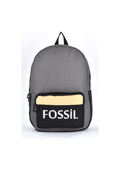 Fossil Unisex Çok Gözlü Günlük Seyahat Okul Sırt Çantası Gri 9504