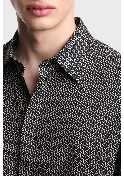 Emporio Armani Erkek Gömlek Em004178 Af14214 Fb459 Siyah SİYAH