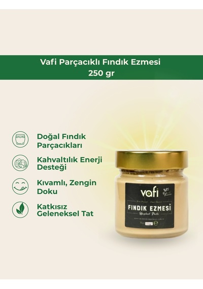 Vafi Parçacıklı Fındık Ezmesi 250 Gr-11248