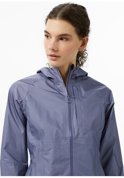 Salomon Bonatti Waterproof Kadın Mavi Yağmurluk Lc2684600 545591