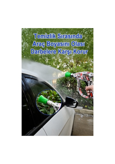 Robeve Bear Force 4 Lü Basınçlı Yıkama Nozul Seti 1/4 Quick Connect 0 15 25 40 Paslanmaz Çelik Basınçlı Yıkama Uçları Araç Yıkama Nozul Seti Nozzle Seti