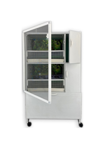 İstanbul Kafes Model 2Dy Pvc Kuş Dolabı