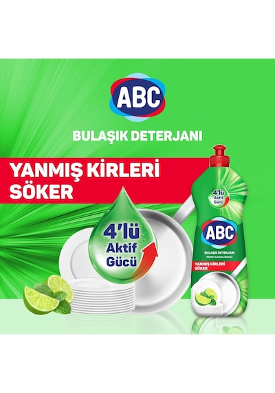 Abc Deterjan Bulaşık Deterjanı Misket Limonu 685 Gr