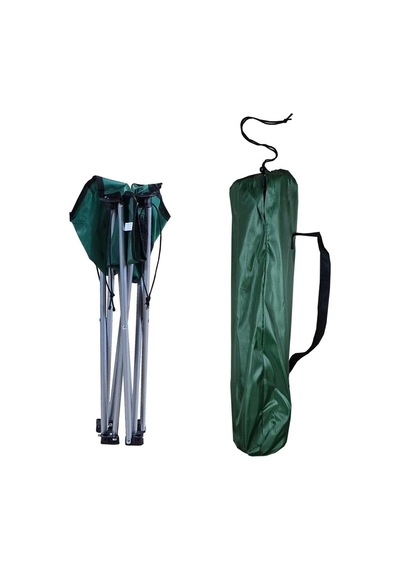 Bysay Katlanır Şezlong 3'lü Set, 2 Şezlong Ve 1 Sehpa, Kamp Yatağı, Plaj Ve Havuz Kullanımı İçin, Yeşil, Metal Diğer