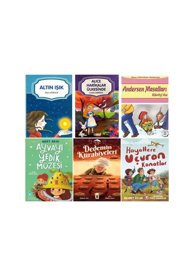 İlkokul 1.2. Ve.3 Sınıf 6 Kitap Set Ayvayı Yedik Müzesi,dedemin Kurabiyeleri,hayallere Uçuran Kanatlar