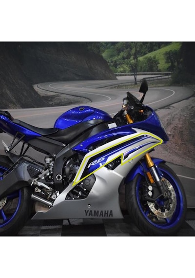 Yamaha Yzf R6  Tasarım Sticker Etiket Modeli
