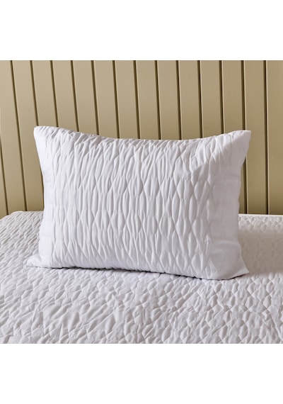 Soft Sıvı Geçirmez Kapitoneli Yastık Alezi - Beyaz - 50x70 Cm Çok Renkli
