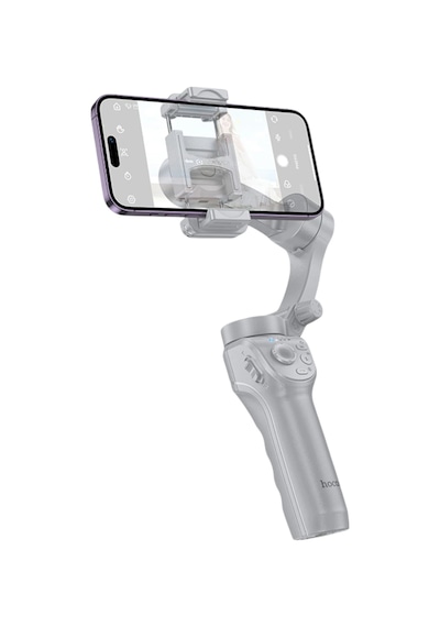 Hoco. K24 360 Derece Otomatik Yüz Takipli Tripodlu Akıllı Selfie Gimbal - Gri